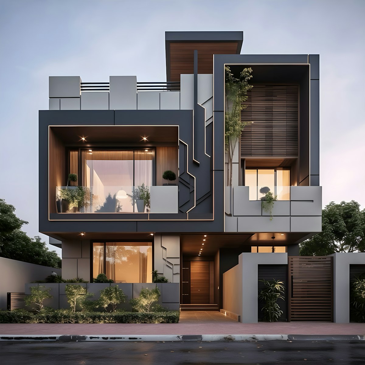 Modern residential building in Argentina.